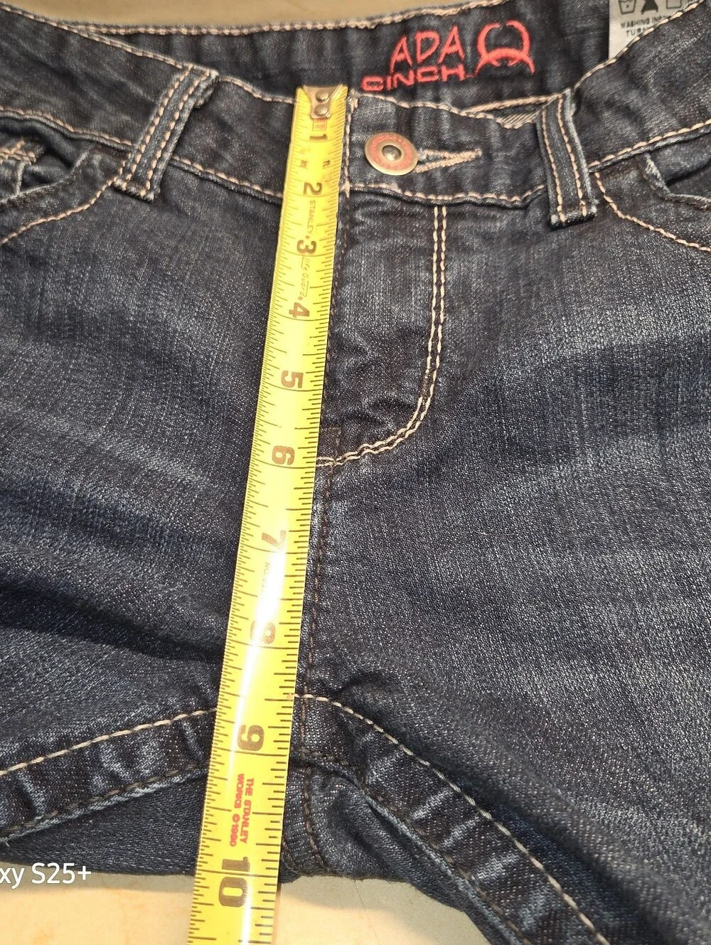 Cinch ADA Women’s Jeans 29/7 R Dark Wash Relaxed Fit Bootcut Western Cowgirl